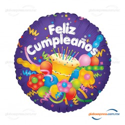 9D-0047 Globo mini de cumpleaños