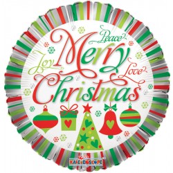 9D-0145 Globo 9" de navidad