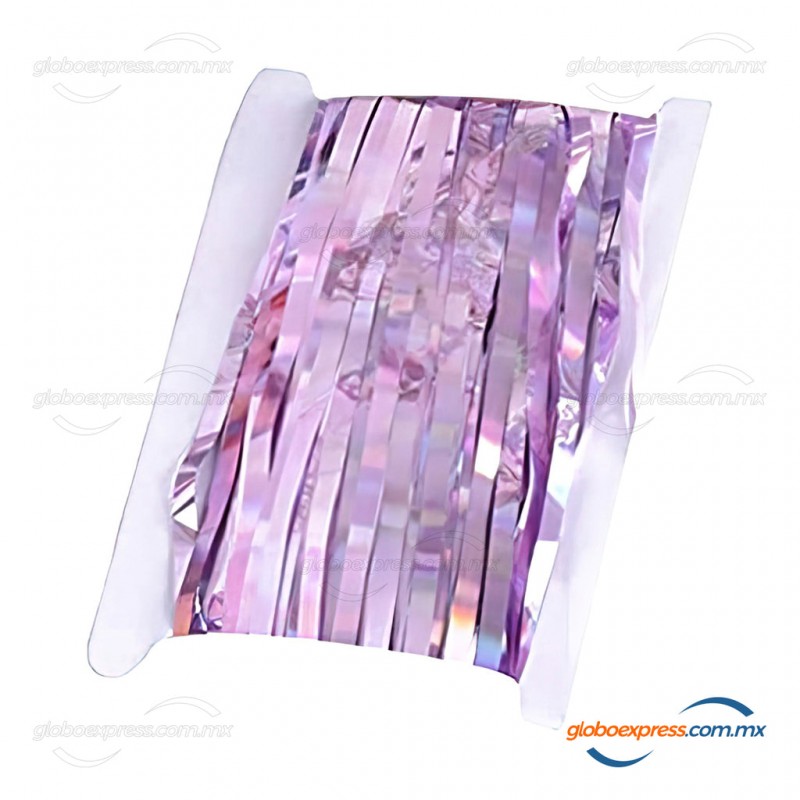 Cortina metálica morado