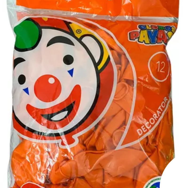 Globo de latex 12'' naranja