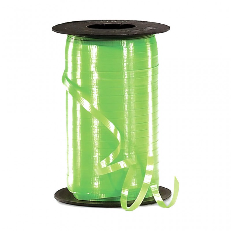 Hilo curly 100 metros verde limon