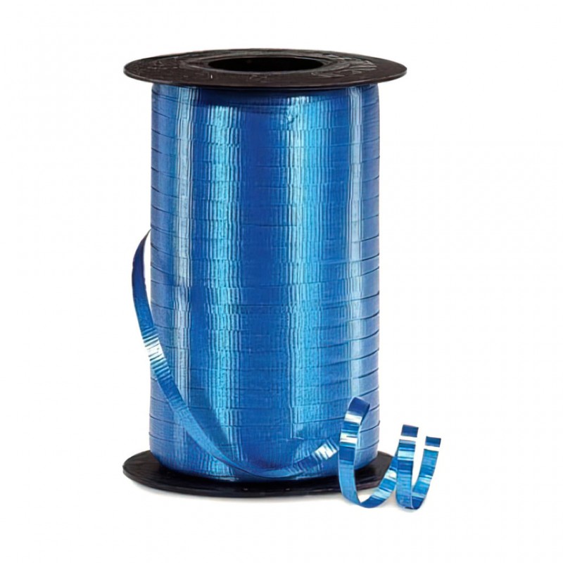 Hilo curly 400 metros azul rey