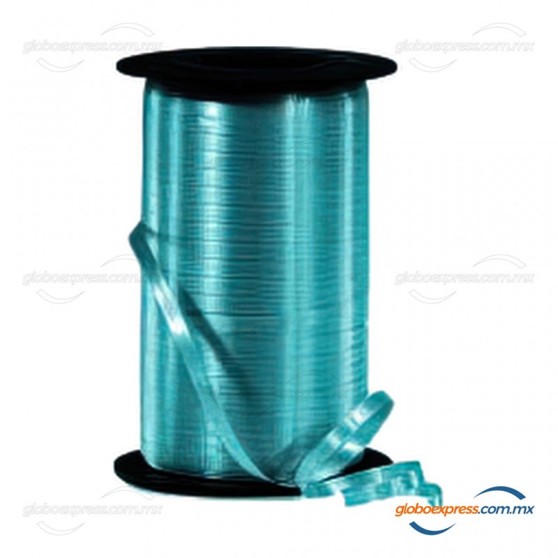 Hilo curly 400 metros turquesa