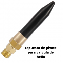 pivote boquilla para valvula de helio, repuesto