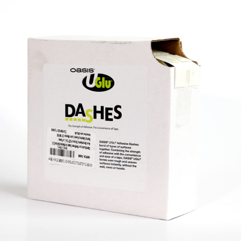PRO UGLU DASHES cinta doble cara con pegamento, especial para globo 1000 pzas,PRO UGLU DASHES cinta doble cara con pegamento, es