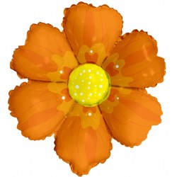 14S-0501 Flor petalo naranja