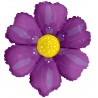 14S-0502 Flor petalo morado