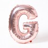 14S-G1 Globo de letra G color rose gold
