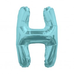 14S-H2 Globo de letra H color azul