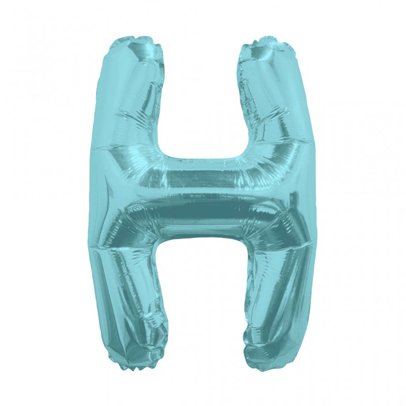 14S-H2 Globo de letra H color azul