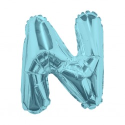 14S-N2 Globo de letra N color azul