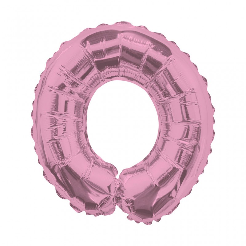 14S-O3 Globo de letra O color rosa
