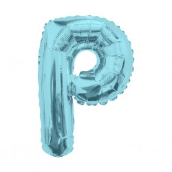 14S-P2 Globo de letra P color azul