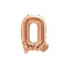 14S-Q1 Globo de letra Q color rose gold