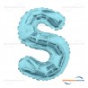 14S-S2 Globo de letra S color azul