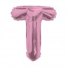 14S-T3 Globo de letra T color rosa