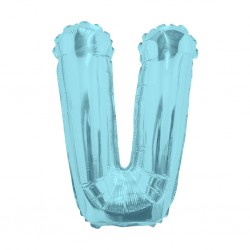 14S-V2 Globo de letra V color azul