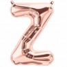 14S-Z1 Globo de letra Z color rose gold