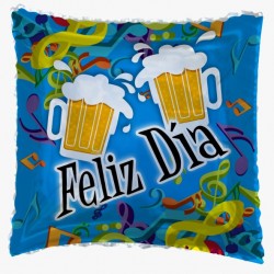 18D-0050 Globo metálico de cumpleaños