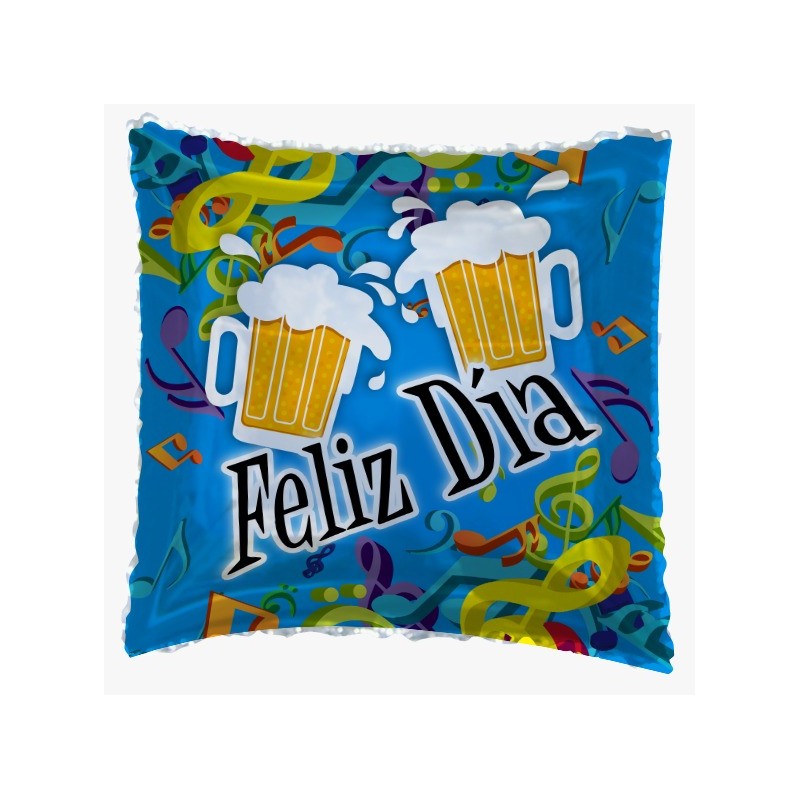 18D-0050 Globo metálico de cumpleaños