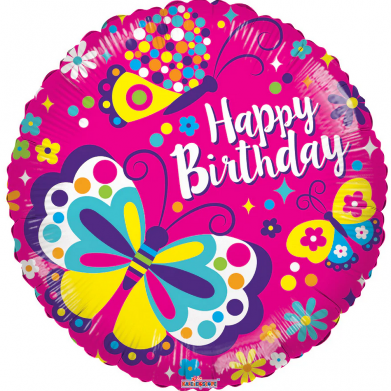 18D-0153 Globo metálico de cumpleaños