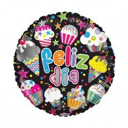 18D-0163 Globo metálico de cumpleaños