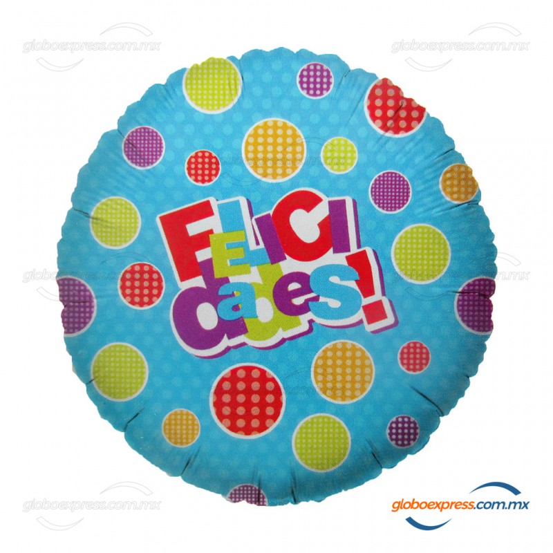 18D-0178 Globo metálico de cumpleaños