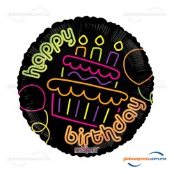 18D-0210 Globo metálico de cumpleaños