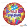 18D-0214 Globo metálico de cumpleaños