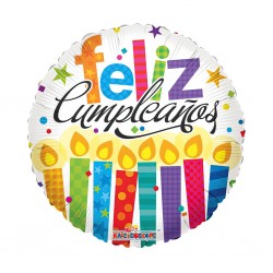 18D-0243 Globo metálico de cumpleaños