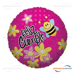 18D-0276 Globo metálico de cumpleaños