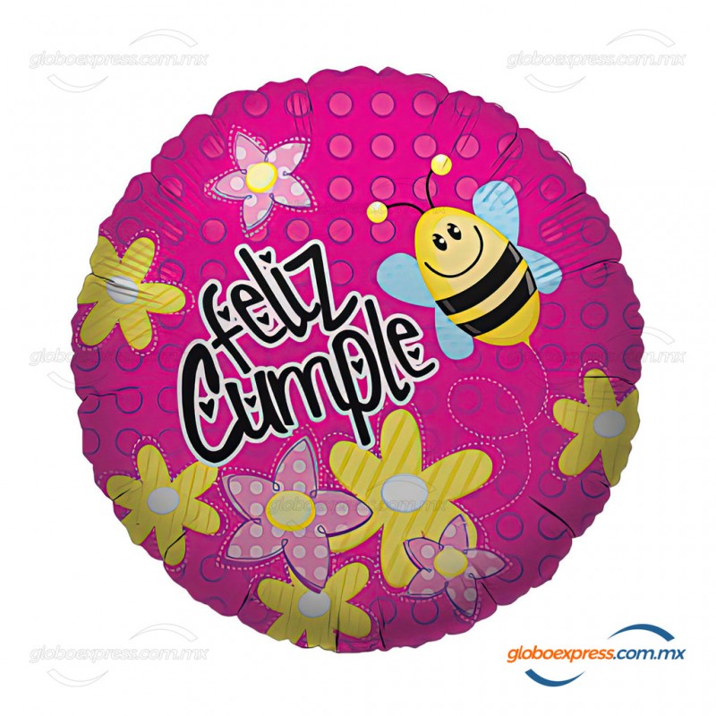 18D-0276 Globo metálico de cumpleaños