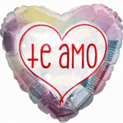 18D-3802 Globo metálico de amor