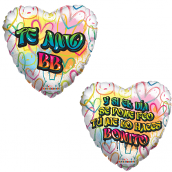 18D-3806 Globo metálico de amor