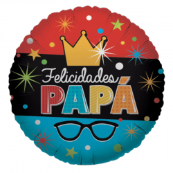 18D-4107 Globo metálico de papá