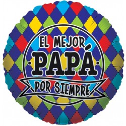 18D-4109 Globo metálico de papá