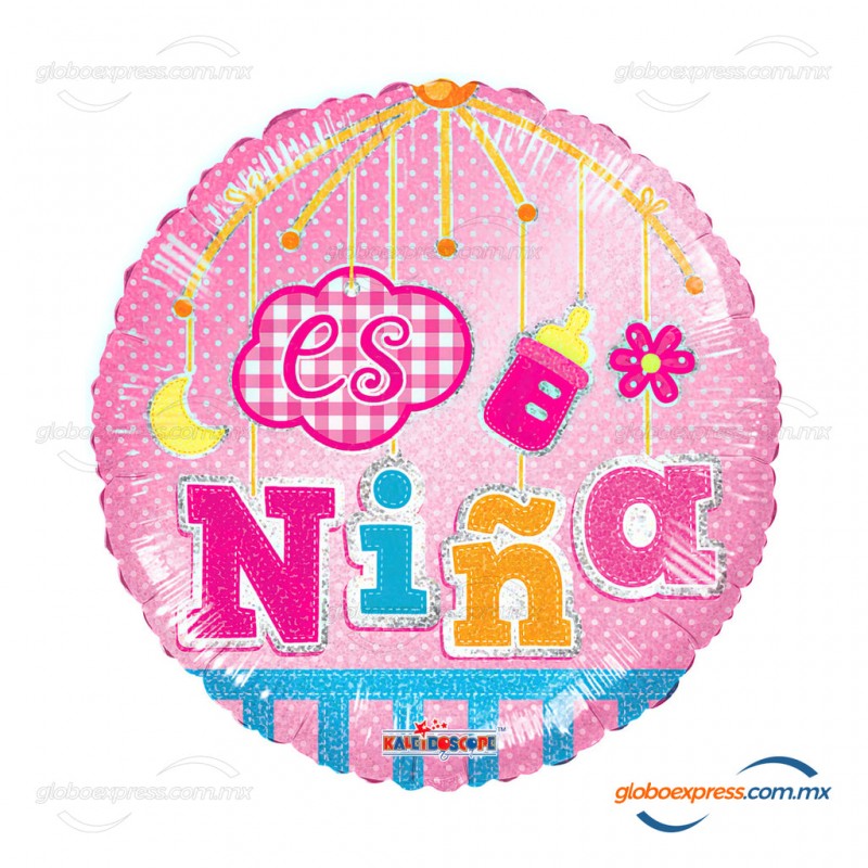 18D-6148 Globo metálico de bebes