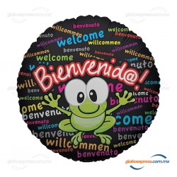 18D-8108 Globo metálico de bienvenida