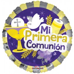 18D-9033 Globo metálico de comunion