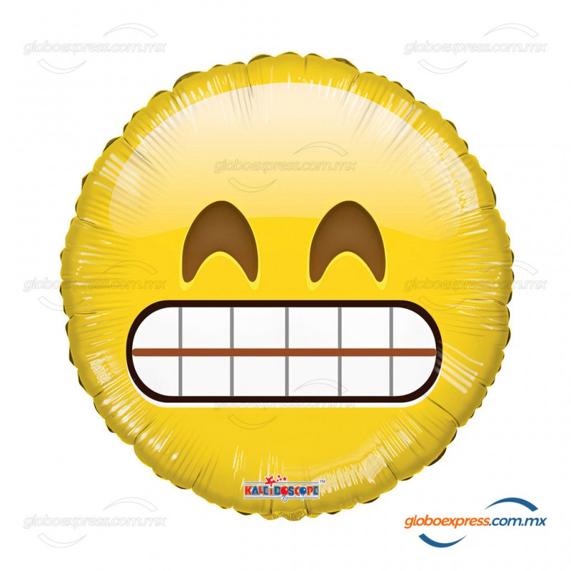 18D-9510 Globo metálico de emoji