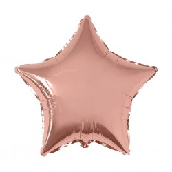22S-0029 Globo de estrella color rose gold