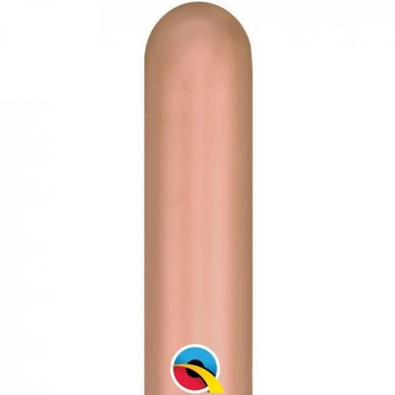 260Q Paquete con 100 globos rose gold chrome