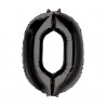 34D-0060 Globo de numero 0 color negro